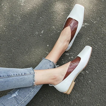 EshtonShero Woman Shoes Pumps Leather Square Toe Low Heels Platform Metal Mixed Color Summer Ladies Wedding Shoes Size 3-8
EshtonShero Woman Shoes Pumps Leather Square Toe Low Heels Platform Metal Mixed Color Summer Ladies Wedding Shoes Size 3-8