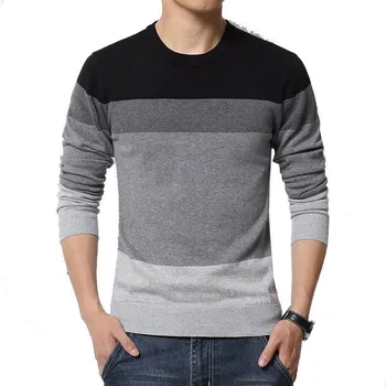 Autumn Casual Men's Sweater O-Neck Striped Slim Fit Knittwear Mens Sweaters Pullovers Pullover Men Pull Homme M-3XL
Autumn Casual Men's Sweater O-Neck Striped Slim Fit Knittwear Mens Sweaters Pullovers Pullover Men Pull Homme M-3XL