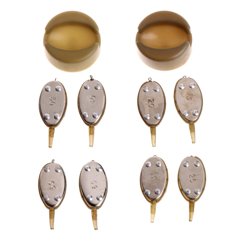 Set Of Fishing Feeding Quick Release Method Plastic Mold Lead Feeder Bait Tools L15
Set Of Fishing Feeding Quick Release Method Plastic Mold Lead Feeder Bait Tools L15
