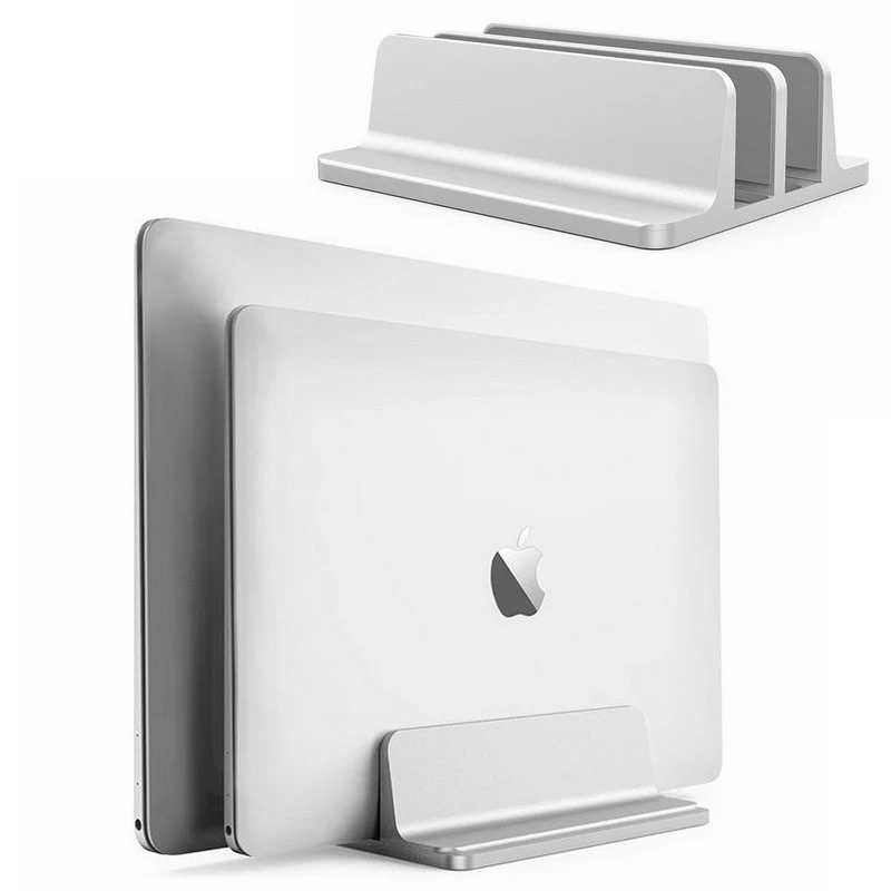 Vertical Laptop Stand Double Desktop Holder with Adjustable Dock (Up to 17.3 inch) For MacBook/Surface/Samsung/HP/Dell | Компьютеры и