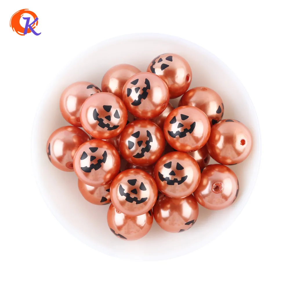 Cordial Design 20MM 100pcs/lot Pumpkin Face Printed Two Sides On Pearls For Halloween Holiday Decoration For Jewelry Making
Cordial Design 20MM 100pcs/lot Pumpkin Face Printed Two Sides On Pearls For Halloween Holiday Decoration For Jewelry Making