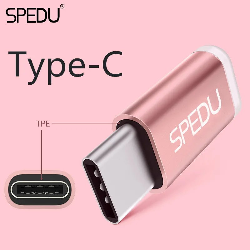 SPEDU USB Adapter USB C to Micro USB OTG Cable Type C Converter for Macbook Samsung Galaxy S8 S9 Huawei p20 pro p10 OTG Adapter
SPEDU USB Adapter USB C to Micro USB OTG Cable Type C Converter for Macbook Samsung Galaxy S8 S9 Huawei p20 pro p10 OTG Adapter