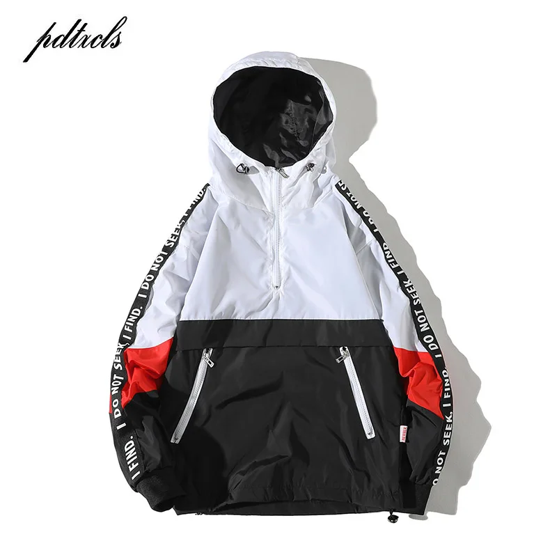49New Hooded Jackets 2018 Men Hip Hop Patchwork Color Block Pullover Jackets Fashion Tracksuit Casual Coat Streetwear Vintage
49New Hooded Jackets 2018 Men Hip Hop Patchwork Color Block Pullover Jackets Fashion Tracksuit Casual Coat Streetwear Vintage