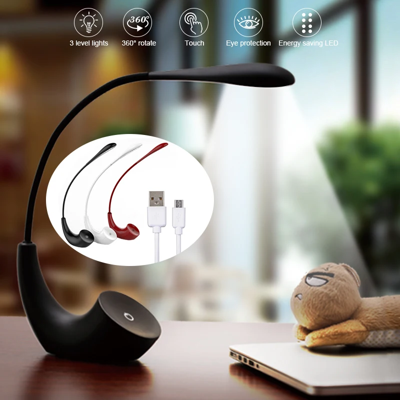 Touch dimming LED table lamp Portable eye protection student read table lamp 3 brightness USB recharged battery desktop lamp
Touch dimming LED table lamp Portable eye protection student read table lamp 3 brightness USB recharged battery desktop lamp