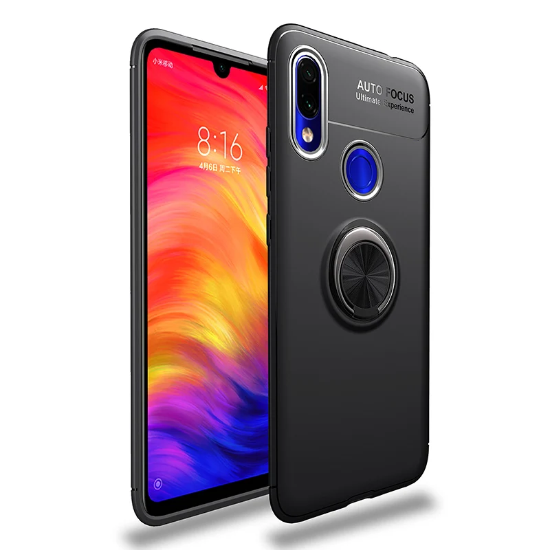 MAKAVO For Xiaomi Redmi Note 7 Case Finger Ring Holder Matte Soft Silicone Back Cover For Xiami Redmi Note 7S Phone Case
MAKAVO For Xiaomi Redmi Note 7 Case Finger Ring Holder Matte Soft Silicone Back Cover For Xiami Redmi Note 7S Phone Case