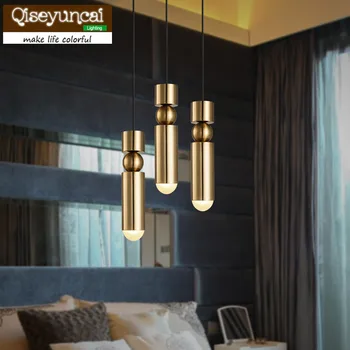 European fashion creative chandelier modern simple bullet gold plated dining room bedroom living room small hanging lamp
European fashion creative chandelier modern simple bullet gold plated dining room bedroom living room small hanging lamp