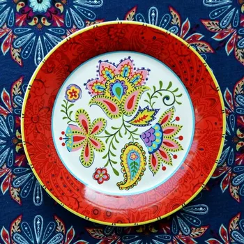 Earendil/Bohemian amorous feelings of ceramic tableware/galadriel decorative plate/western-style small snacks
Earendil/Bohemian amorous feelings of ceramic tableware/galadriel decorative plate/western-style small snacks