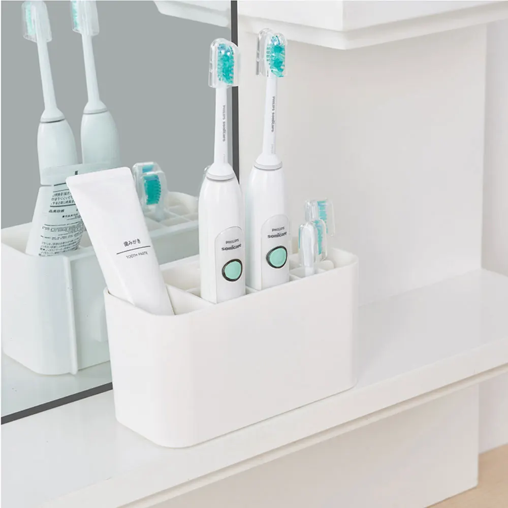 Toothbrush Storage Rack Electric Tooth Brush Toothpaste Holder Bathroom Wash Supplies Shelf
Toothbrush Storage Rack Electric Tooth Brush Toothpaste Holder Bathroom Wash Supplies Shelf