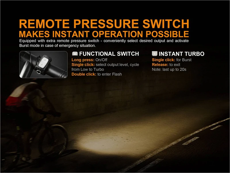 Fenix BC35R USB Rechargeable Bicycle Light (18)
