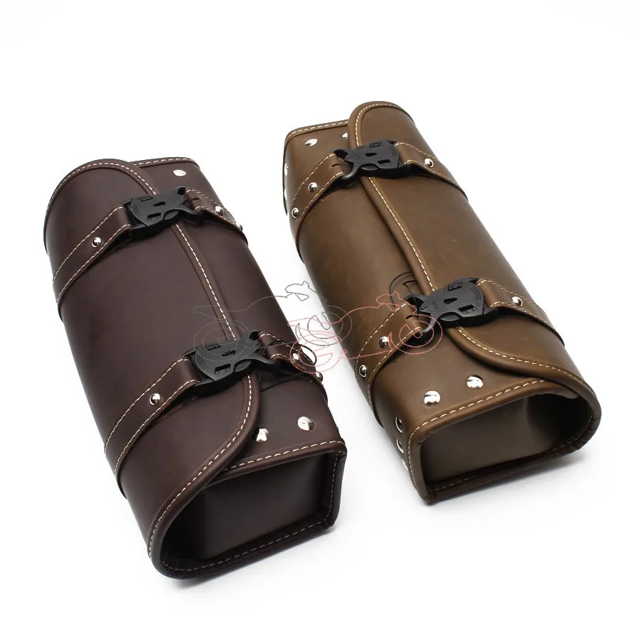 1pcs Motorcycle Retro PU Leather Front Forks Tool Bag Luggage SaddleBag Universal for motorcycle Custom Harley Honda Yamaha
1pcs Motorcycle Retro PU Leather Front Forks Tool Bag Luggage SaddleBag Universal for motorcycle Custom Harley Honda Yamaha