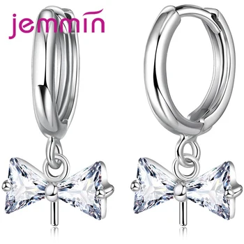 925 Sterling Silver Brincos Bijioux Fine Dangle Earrings Jewelry For Women Bow Diamond Earing Accessory
925 Sterling Silver Brincos Bijioux Fine Dangle Earrings Jewelry For Women Bow Diamond Earing Accessory