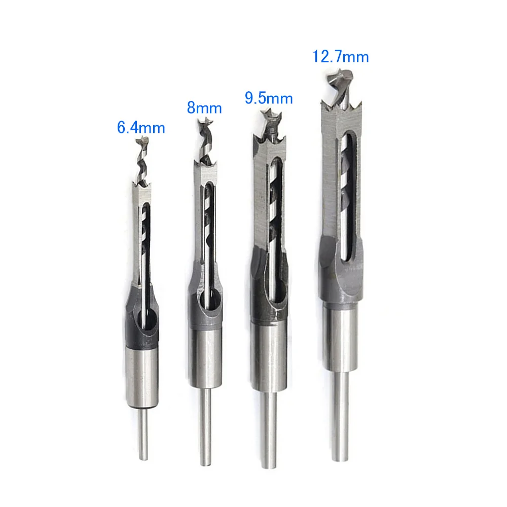 Drill Bits HSS Twist Drill Bits Woodworking Drill Tools Kit Set Square Auger Mortising Chisel Drill Set Square Hole Extended
Drill Bits HSS Twist Drill Bits Woodworking Drill Tools Kit Set Square Auger Mortising Chisel Drill Set Square Hole Extended