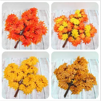 12Pcs Fake Colorful Maple Leaf 20.47" Length Simulation Real Touch Leaves Greenery for Wedding Home Decorative Artificial Plants
12Pcs Fake Colorful Maple Leaf 20.47" Length Simulation Real Touch Leaves Greenery for Wedding Home Decorative Artificial Plants
