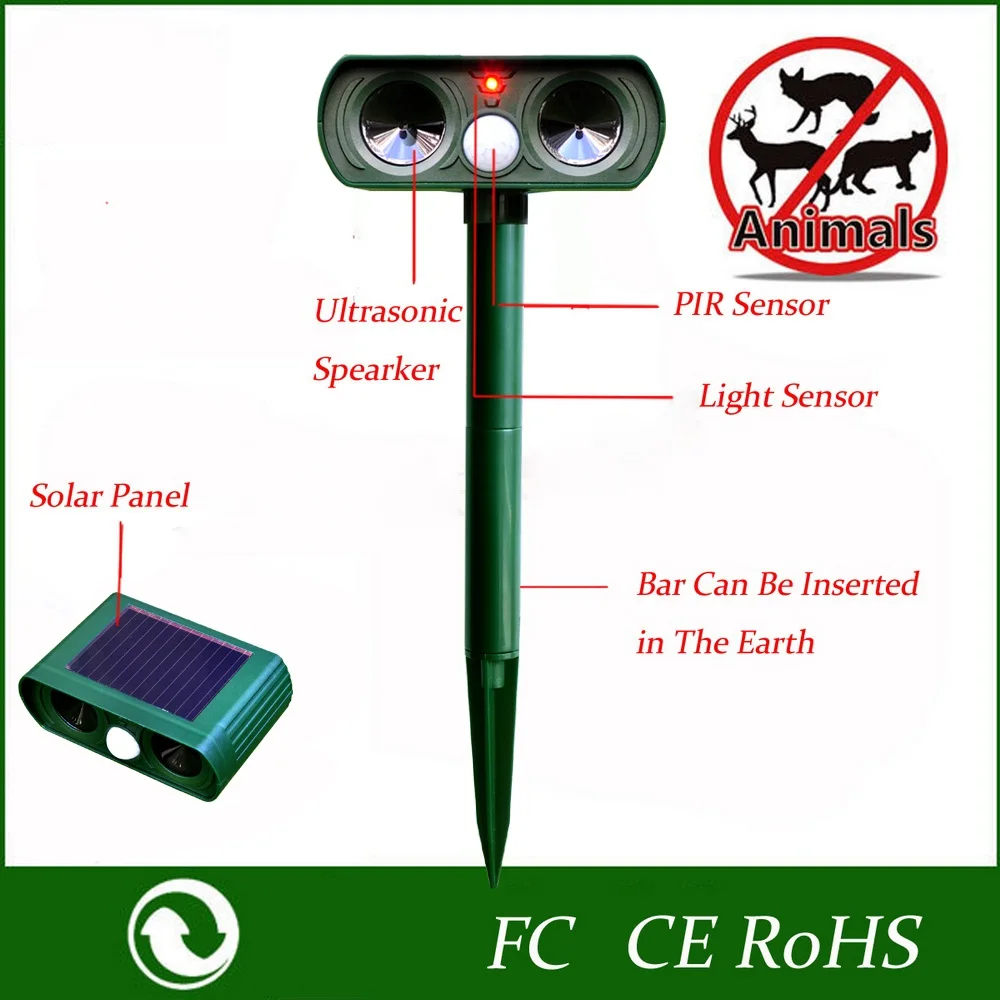 New Solar Powered Ultrasonic Pet Dog Repeller Motion Activated Outdoor Waterproof Repellent For Animal Repeller dog equipment
New Solar Powered Ultrasonic Pet Dog Repeller Motion Activated Outdoor Waterproof Repellent For Animal Repeller dog equipment