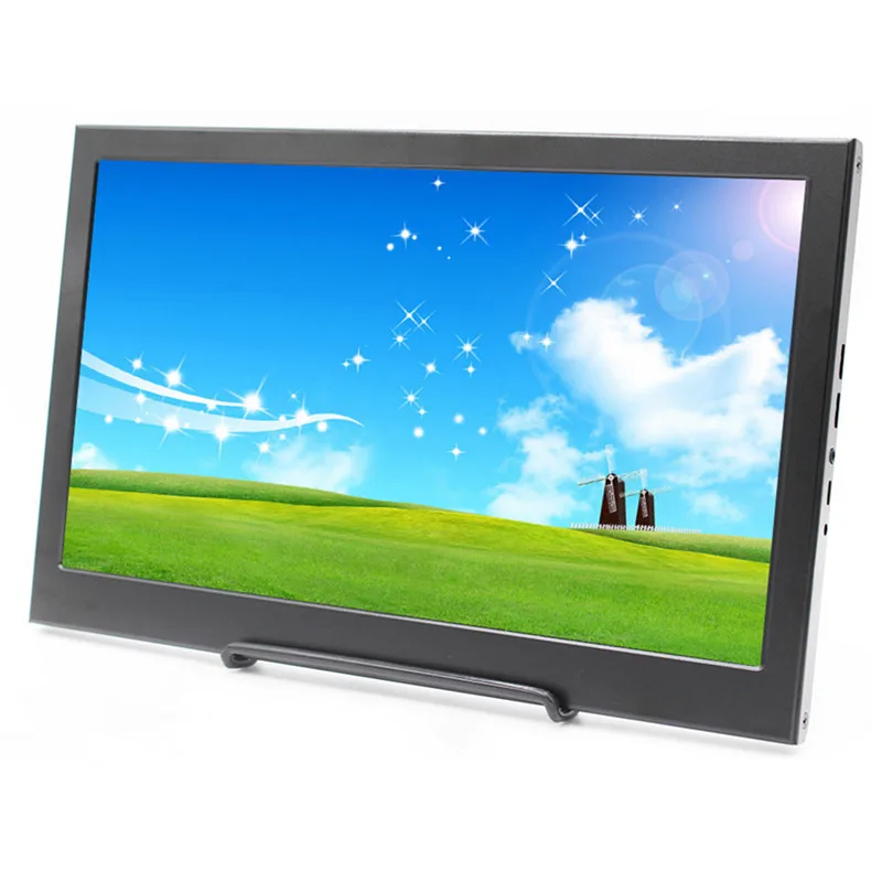 13.3" Portable Computer Monitor PC 1920x1080 HDMI PS3 PS4 Xbox360 1080P IPS LCD LED Display Monitor for Raspberry Pi 3 B 2B