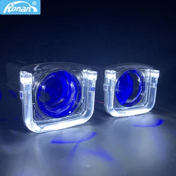 RONAN 2.5'' Mini HID Bi xenon H1 Projector car headlight lens U halo white angel devil eyes shrouds car styling H4 H7 headlamp
RONAN 2.5'' Mini HID Bi xenon H1 Projector car headlight lens U halo white angel devil eyes shrouds car styling H4 H7 headlamp
