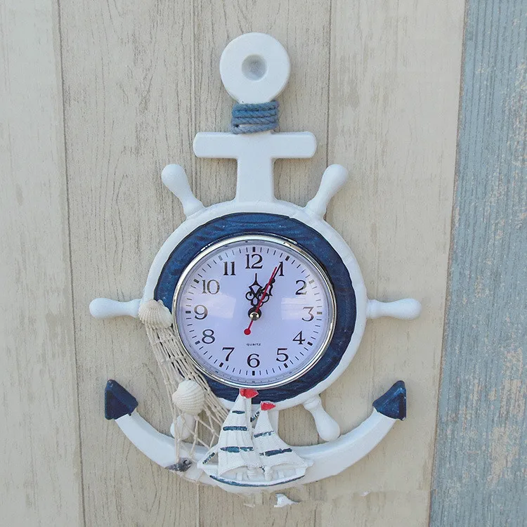 1PC Anchor Clock Beach Sea Theme Nautical Ship Wheel Rudder Steering Wheel Starfish Decor Wall Hanging Decoration MP 009
1PC Anchor Clock Beach Sea Theme Nautical Ship Wheel Rudder Steering Wheel Starfish Decor Wall Hanging Decoration MP 009