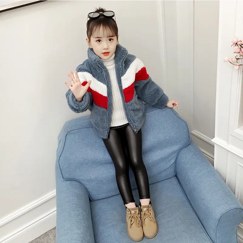 Winter Girl Coat Children Plus Velvet Outerwears Children Quilted Warm Jackets 5-10 Years
Winter Girl Coat Children Plus Velvet Outerwears Children Quilted Warm Jackets 5-10 Years