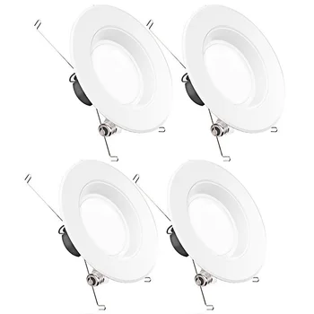 4pcs LED Recessed Downlight 12W Bedroom Kitchen Indoor LED Spot Lighting E26 Base 110V LED Ceiling Recessed Light
4pcs LED Recessed Downlight 12W Bedroom Kitchen Indoor LED Spot Lighting E26 Base 110V LED Ceiling Recessed Light