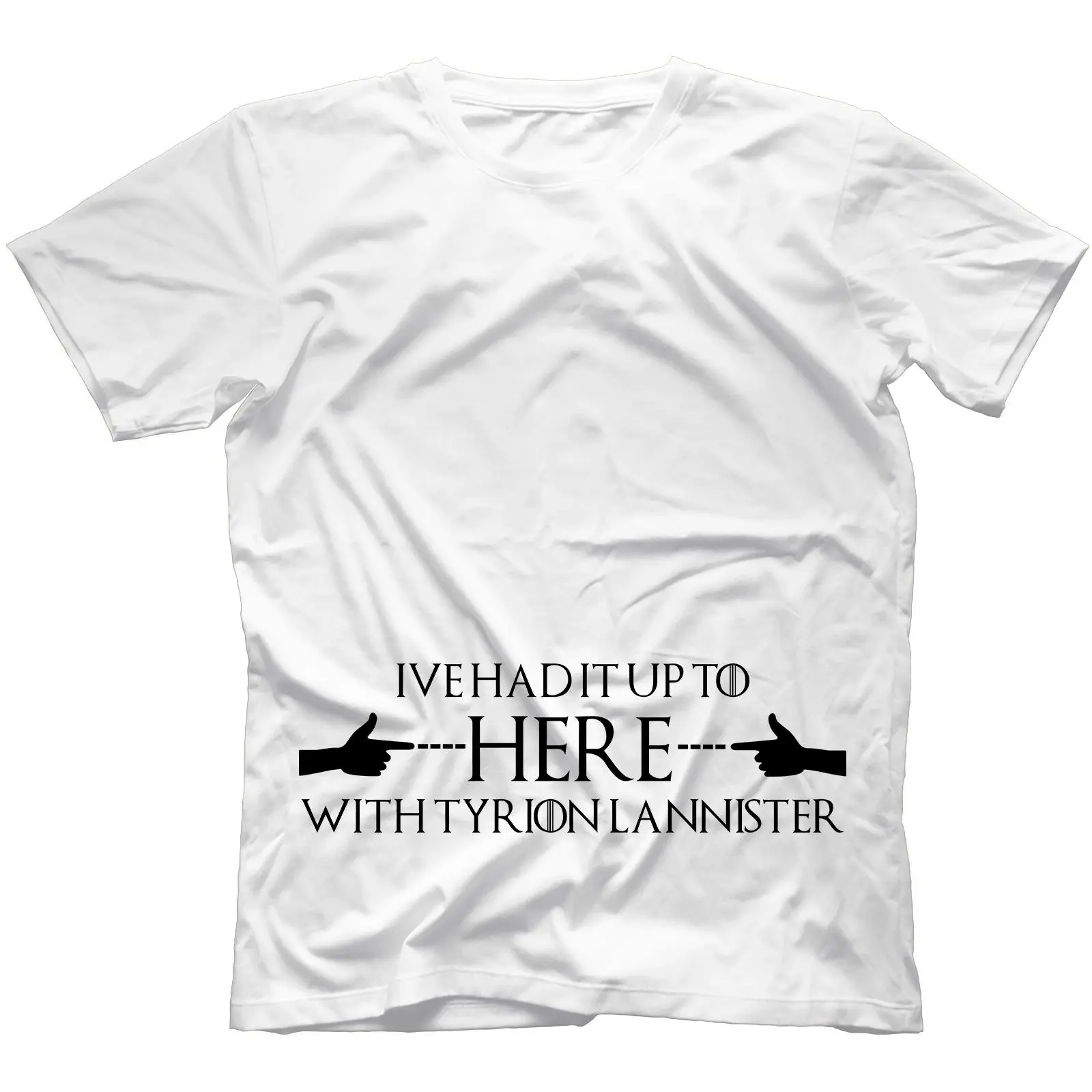 Tyrion Lannister T-Shirt Hot TV Inspired 100% Cotton Imp Dwarf Casual Short Sleeve T shirt Top Fashion Camisetas Hombre
Tyrion Lannister T-Shirt Hot TV Inspired 100% Cotton Imp Dwarf Casual Short Sleeve T shirt Top Fashion Camisetas Hombre
