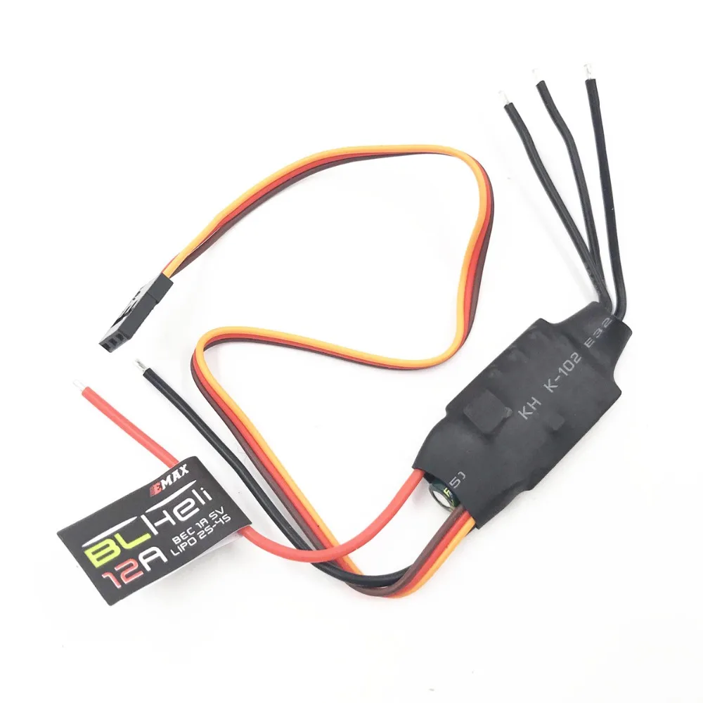 Emax BLHeli Series 12A ESC electronic Speed Controller with 1A 5V BEC for QAV 250 quadcopter FPV multicopter
Emax BLHeli Series 12A ESC electronic Speed Controller with 1A 5V BEC for QAV 250 quadcopter FPV multicopter