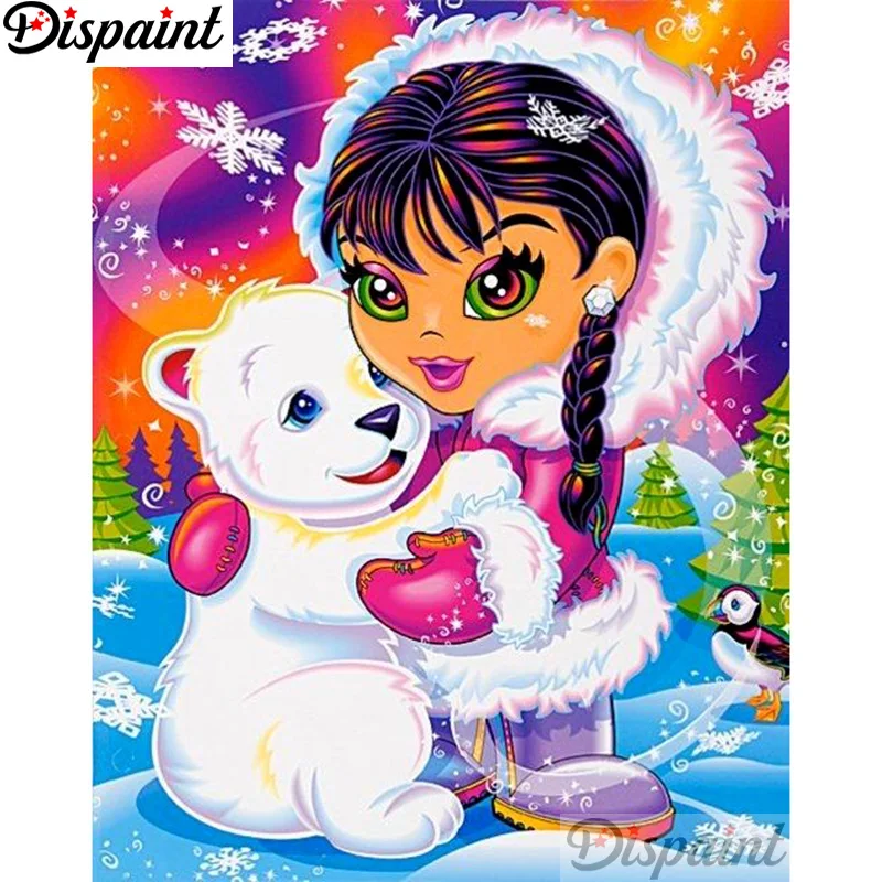 Dispaint Full Square/Round Drill 5D DIY Diamond Painting "Cartoon girl bear" 3D Embroidery Cross Stitch Home Decor Gift A12407
Dispaint Full Square/Round Drill 5D DIY Diamond Painting "Cartoon girl bear" 3D Embroidery Cross Stitch Home Decor Gift A12407