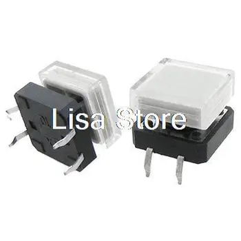 5pcs Best Selling 12 x 12 x 14mm PCB Momentary Tactile Tact Push Button Switch Plastic Cap Square Cap Tact SW
5pcs Best Selling 12 x 12 x 14mm PCB Momentary Tactile Tact Push Button Switch Plastic Cap Square Cap Tact SW