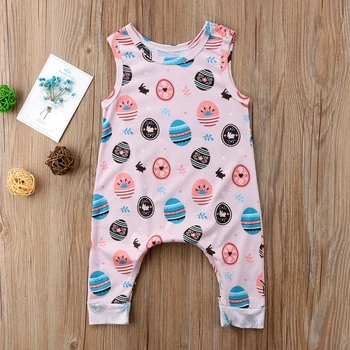 Summer Cute Newborn Baby Boy Girl Easter Egg Romper Sleeveless Cotton Sunsuit Playsuit Clothes
Summer Cute Newborn Baby Boy Girl Easter Egg Romper Sleeveless Cotton Sunsuit Playsuit Clothes