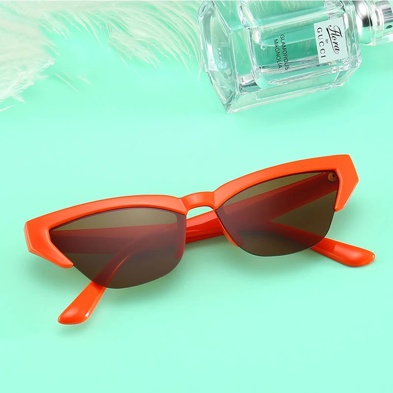 PAMASEN Fashion Retro Sunglasses Cat Eye Shades Sun Glasses For Women PC Half Light Frame 6 Colors 2019 New
PAMASEN Fashion Retro Sunglasses Cat Eye Shades Sun Glasses For Women PC Half Light Frame 6 Colors 2019 New