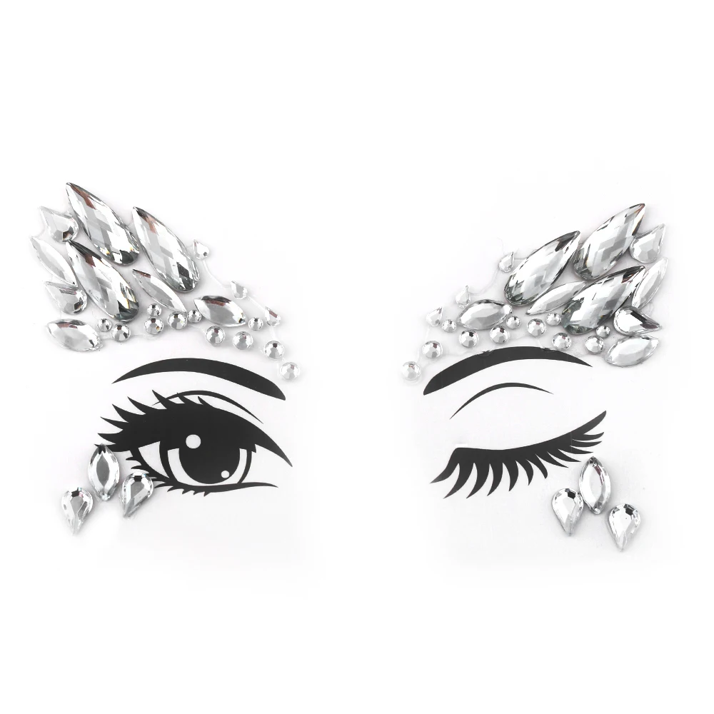 1PC Glitter Adhesive Face Gems Rhinestone Jewel Festival Party Body Tattoo Stickers Eye Gems Stickers Makeup Decoration Tools
1PC Glitter Adhesive Face Gems Rhinestone Jewel Festival Party Body Tattoo Stickers Eye Gems Stickers Makeup Decoration Tools