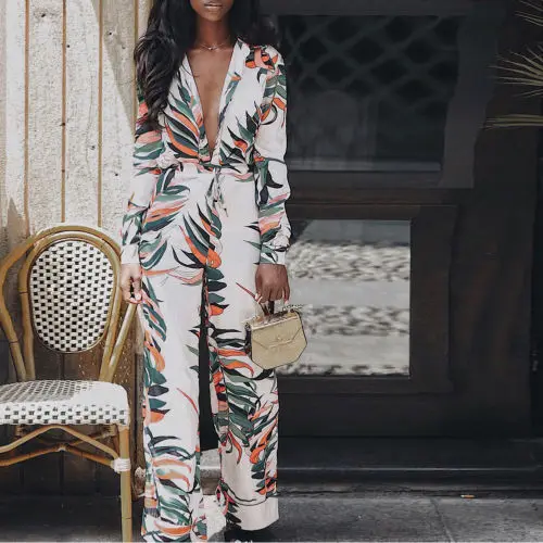 Women Floral Print Bodycon Club Party Casual Vacation Long Jumpsuit Playsuit 2019 Long Sleeve Overalls OL Party Jumpsuits Hot
Women Floral Print Bodycon Club Party Casual Vacation Long Jumpsuit Playsuit 2019 Long Sleeve Overalls OL Party Jumpsuits Hot