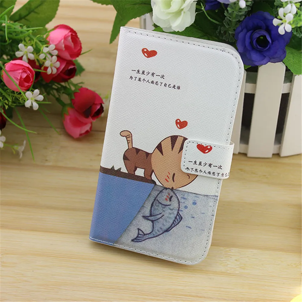 Для Coolpad 5109 Дело Мода Печатные Флип Кожи Case4 Кобура Печати Задняя Крышка С Карты