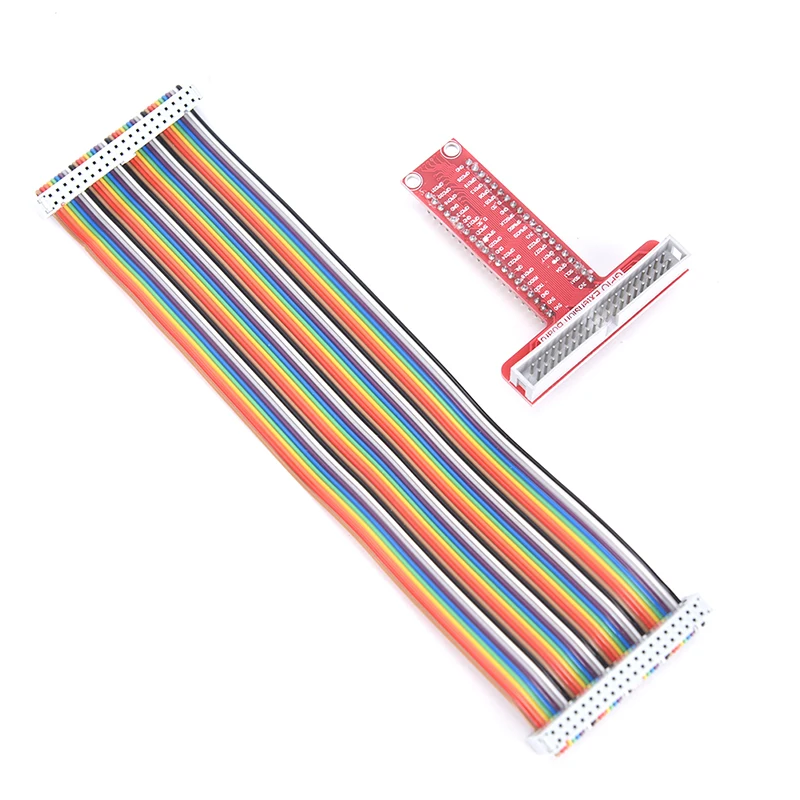 40Pin кабель для Raspberry Pi 2B 3B B + T GPIO Breakout усилитель низкой частоты | Компьютеры и офис