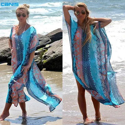 

2016 Beach Dress Kaftan Beach Sarongs Sexy Cover-Up Chiffon Bikini Swimwear Tunic Swimsuit Bathing Suit Cover Ups Pareo