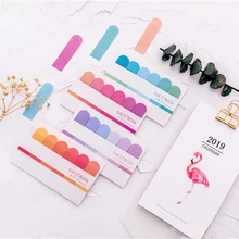 120 páginas Cute Kawaii Bloc de notas adhesivas índice adhesivo de papelería lo publicado planificador pegatinas cuadernos suministros escolares de oficina(China)