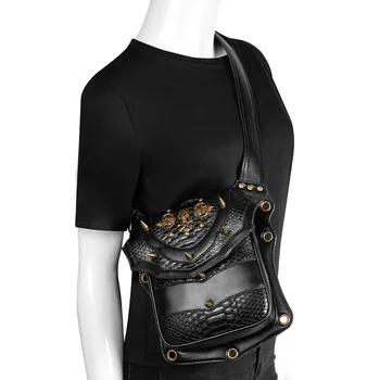 Steampunk Gothic Waist Bag Vintage Men/Women Black PU Leather NEW Street Style Motorsycle Leg Thigh Holster Bag Mini Packs Mujer
Steampunk Gothic Waist Bag Vintage Men/Women Black PU Leather NEW Street Style Motorsycle Leg Thigh Holster Bag Mini Packs Mujer