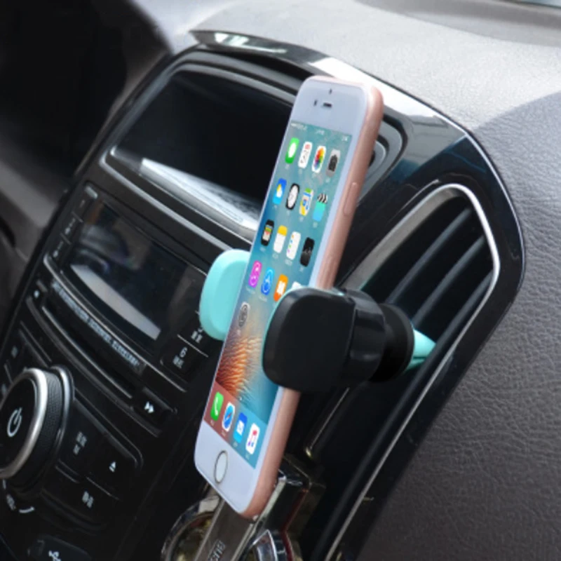 Фото Universal Mobile Phone Mini Car Air Vent Outlet Holder Stend For samsung S7 Note 7 iphone 6 7plus Mount Support Cell | Мобильные