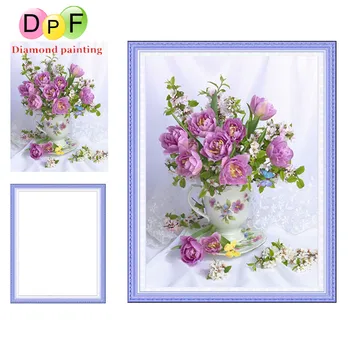 DPF Flower Diamond Embroidery Cross Stitch diy Diamond Painting Framed round full Rhinestone Handmade wall Decoration
DPF Flower Diamond Embroidery Cross Stitch diy Diamond Painting Framed round full Rhinestone Handmade wall Decoration