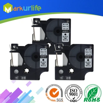 3 PCS/Lot Label Maker for DYMO Self-Adhesive D1 Tape 43613 (S0720780) Excellent Work for DYMO Printer (6mm*7m) Black on White
3 PCS/Lot Label Maker for DYMO Self-Adhesive D1 Tape 43613 (S0720780) Excellent Work for DYMO Printer (6mm*7m) Black on White
