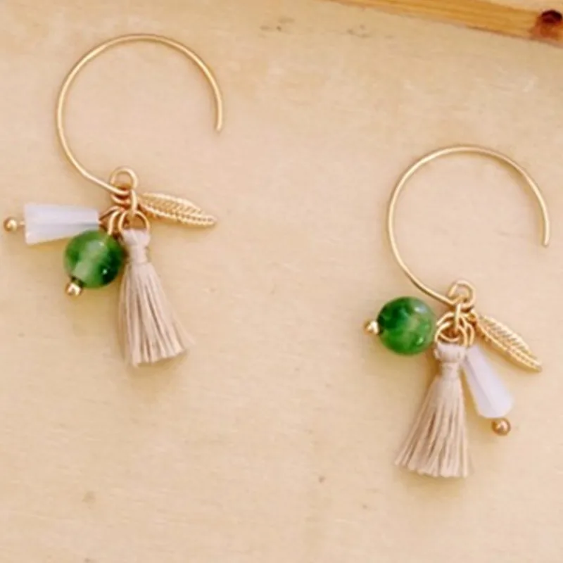 Romantic Metal Leaf Geometric Earrings Bijoux Tassels Long Drop Earrings Trendy Luxury Jewelry Bead Dangle Earrings For Women
Romantic Metal Leaf Geometric Earrings Bijoux Tassels Long Drop Earrings Trendy Luxury Jewelry Bead Dangle Earrings For Women