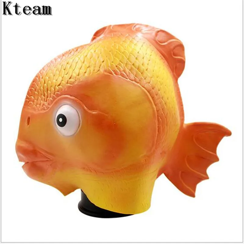 Top Grade 100% Latex Funny Halloween Party Cosplay Fish Head Mask Latex Cute Masquerade Rubber Golden Fish Mask Lovely Animal 
Top Grade 100% Latex Funny Halloween Party Cosplay Fish Head Mask Latex Cute Masquerade Rubber Golden Fish Mask Lovely Animal