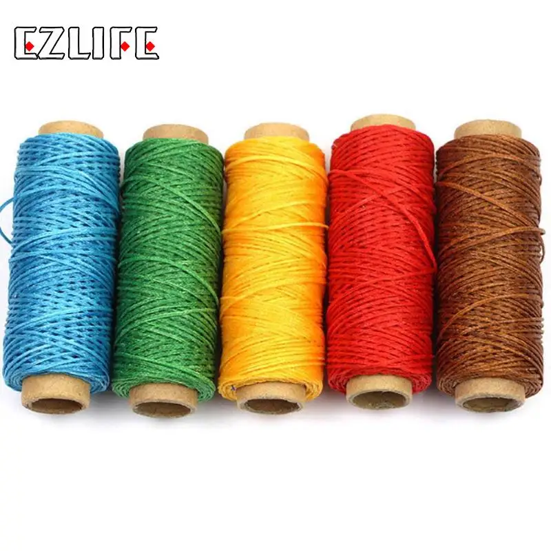 50m 1mm Waxed Thread Cotton Cord String Strap Hand Stitching Thread for Leather Handicraft Tool Material Accessories AZX0598
50m 1mm Waxed Thread Cotton Cord String Strap Hand Stitching Thread for Leather Handicraft Tool Material Accessories AZX0598