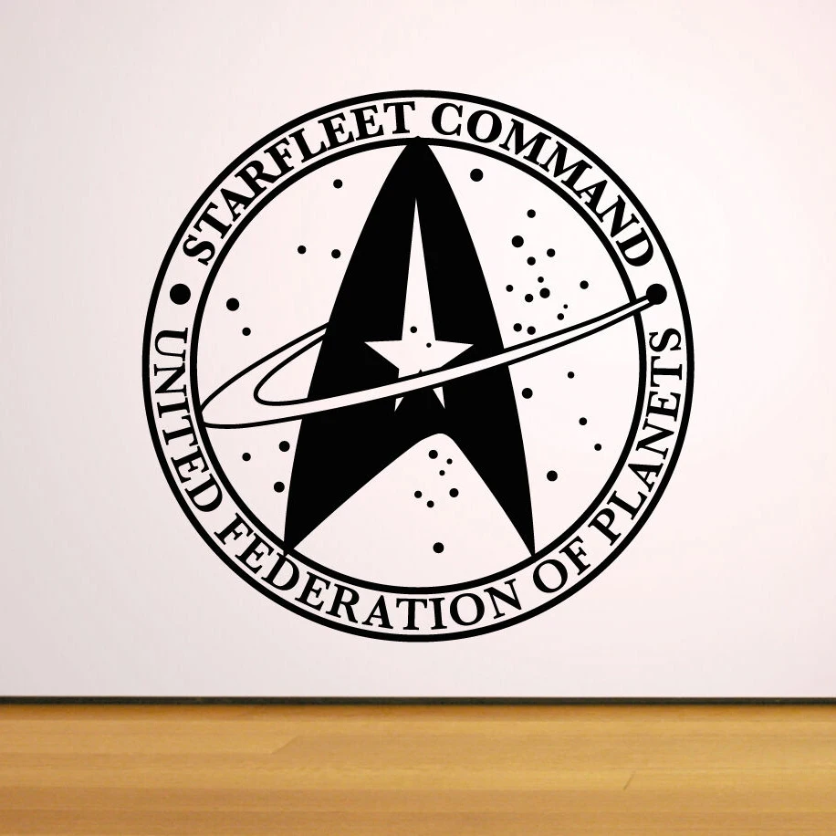 Star Trek Symbol Wall Stickers Star Fleet Command Logo Vinyl Decal Space Theme Kids Room Decor Star Trek Federation Poster AZ437
Star Trek Symbol Wall Stickers Star Fleet Command Logo Vinyl Decal Space Theme Kids Room Decor Star Trek Federation Poster AZ437