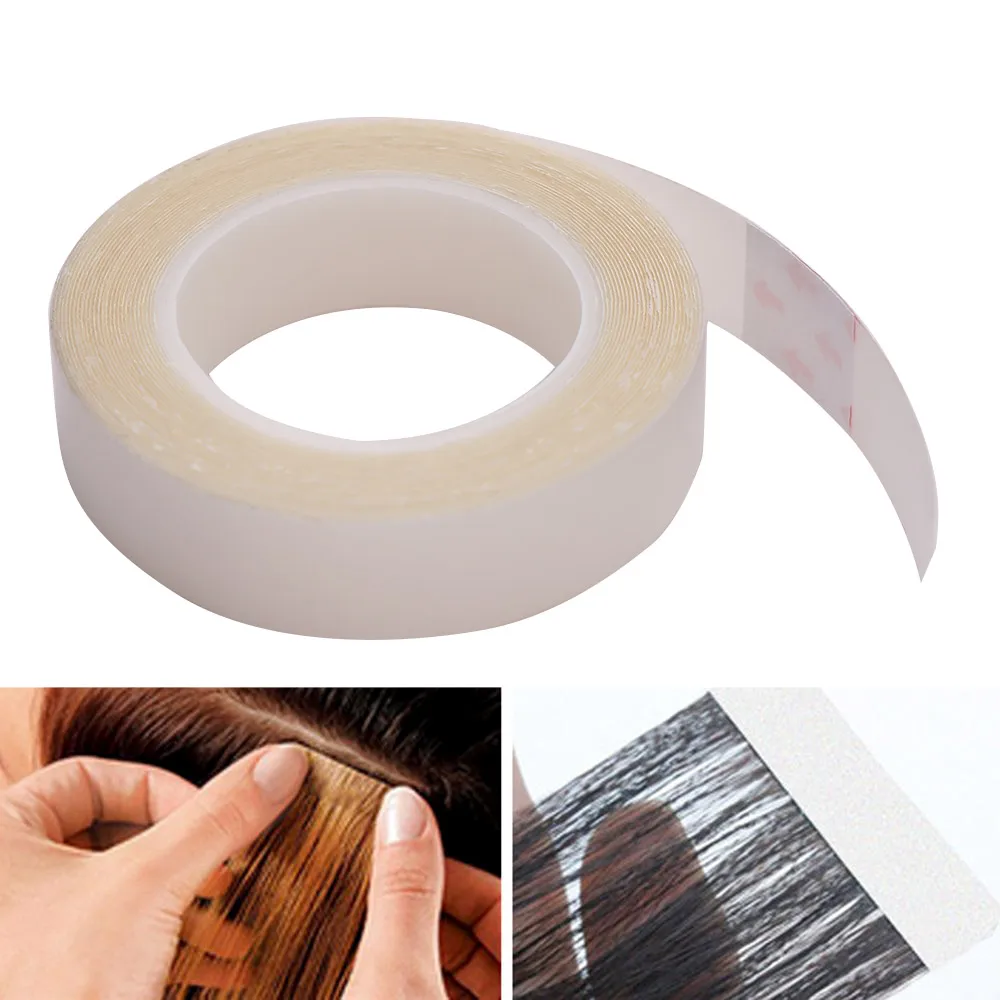 

3M/Roll Wig Glue Tape for Hair Extension Double Side Glue Tape Sticky adhesives Tape Skin Weft Hair Extensions Tool