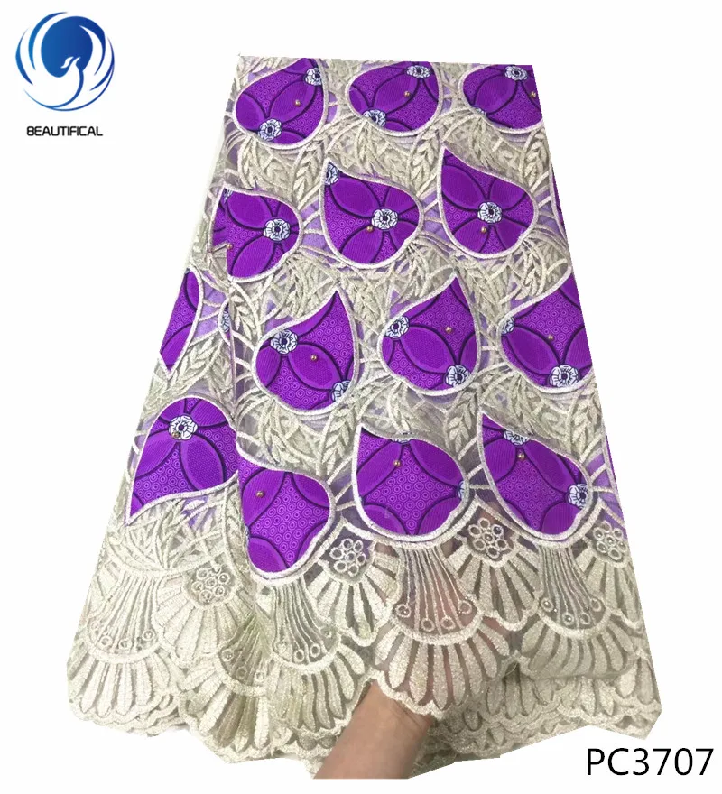BEAUTIFICAL Purple african wax with tulle lace fabric with beads Hot sale nigerian wax lace fabric for wedding 6yards/lot PC37
BEAUTIFICAL Purple african wax with tulle lace fabric with beads Hot sale nigerian wax lace fabric for wedding 6yards/lot PC37