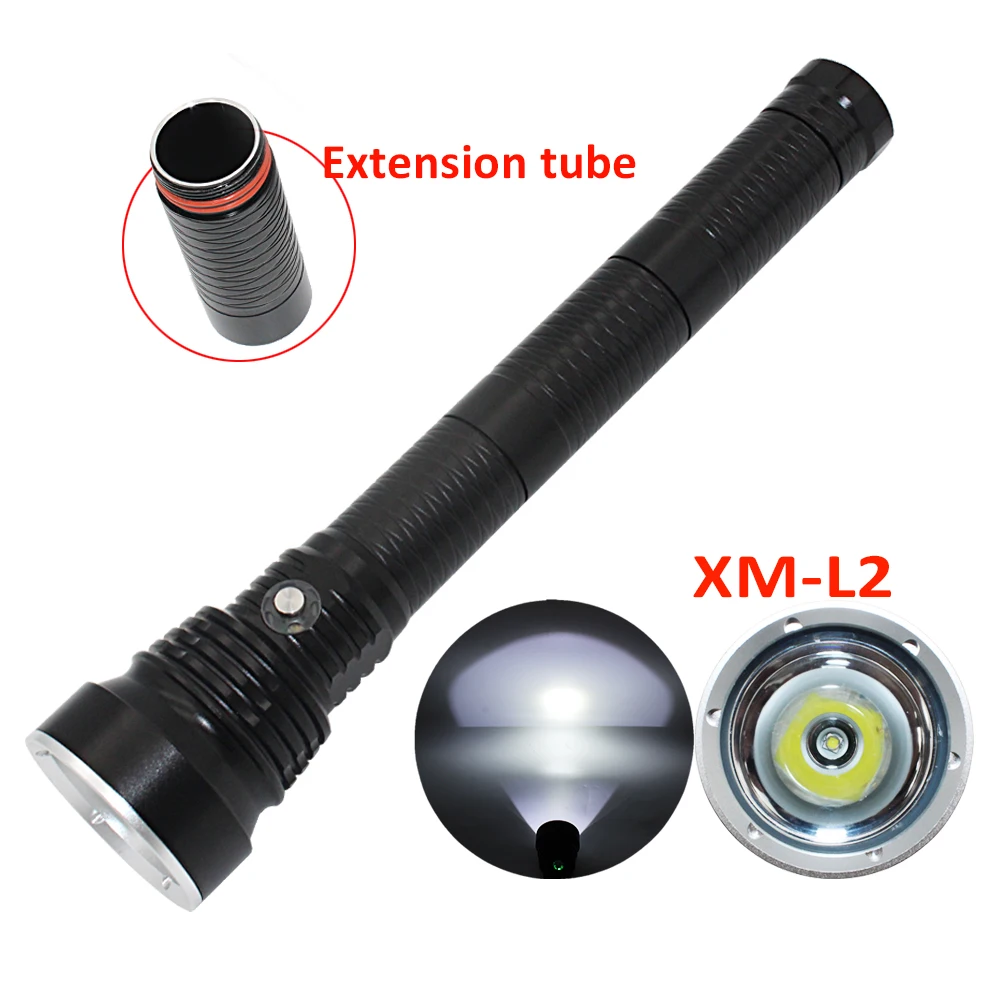 led flashlight torch waterproof XM L2 diving light torch 2/3 26650 18650 battery underwater 100m spearfishing LED flash light
led flashlight torch waterproof XM L2 diving light torch 2/3 26650 18650 battery underwater 100m spearfishing LED flash light