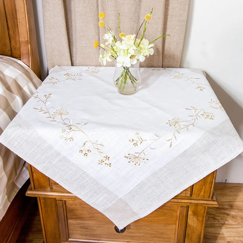 Linen Tablecloth Leaves Embroidery Home Decoration Table Cloth Cover for Dinner Picnic LBShipping
Linen Tablecloth Leaves Embroidery Home Decoration Table Cloth Cover for Dinner Picnic LBShipping
