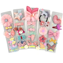 5 unids/set nuevos niños lindos animales tocado niñas princesa horquillas de corona Cisne perro conejo dibujos animados Clips conjunto de diademas(China)