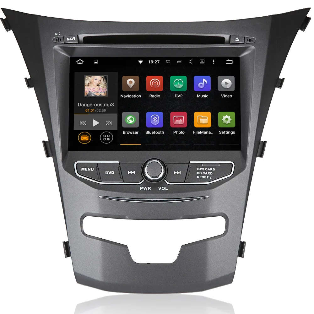 2G RAM Octa Core Android 8.1 Car DVD GPS For Ssangyong Actyon Korando 2014 2015 Car Radio Stereo Car Video Audio Player Wifi 3G
2G RAM Octa Core Android 8.1 Car DVD GPS For Ssangyong Actyon Korando 2014 2015 Car Radio Stereo Car Video Audio Player Wifi 3G