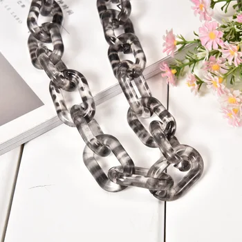 o shape resin chain plastic ABS acrylic chain grey color obag handle wholesale bag strap handbag accessories drop shipping chain
o shape resin chain plastic ABS acrylic chain grey color obag handle wholesale bag strap handbag accessories drop shipping chain